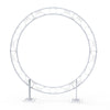 Round Metal Wedding Arch Frame Moongate Base Garden Arbor Flowers Balloon Stand