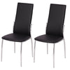100CM Glass Dining Table Leather 2/4Chairs Set Kitchen Home Furniture Dinner Set