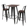 Tolix Pub High Chairs Bar Table Breakfast 2/4pcs Stools Set Cafe Commercial UK