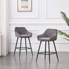 1/2/4X Bar Stools Breakfast Velvet Padded Bar Chairs Seat Kitchen Pub Stool UK