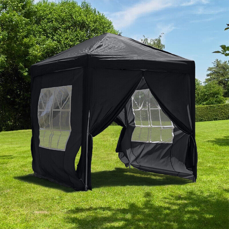 2X2m 3X3m Pop-up Gazebo Marquee Canopy Outdoor Garden Tent Pergolas Sun Shade