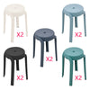 10X Plastic Stackable Stools Portable Nesting Chair Seat Home Classroom CafeShop