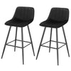 1/2/4x Bar Stool Kitchen Pub Cafe High Chair Footrest Bckrest Breakfast Barstool