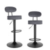 1/2x Bar Stool Kitchen Swivel Gas Lift Barstool Adjustable Height Breakfast Pub