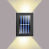 Super Bright LED Solar Powered Wall Light Door Fence Outdoor Garden Lighting UK