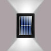 Super Bright LED Solar Powered Wall Light Door Fence Outdoor Garden Lighting UK