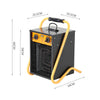 Commercial Industrial Electric Fan Space Heater Air Warmer for Workshop Garage