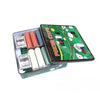 Poker Blackjack Texas Hold em Complete Casino Game Set Cards Chips Mat 300 500