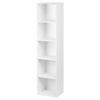 4 5 6 Tiers Bookcase Book Display Storage Unit Stand Shelf Home Office MDF White