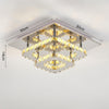 LED Ceiling Crystal Lights Luxury Chandelier Modern Pendant Lamps Chic Fixture