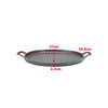 Baking Barbecue Grill Pan Frying Enamel BBQ Steak Home Cooking Griddle Plate NEW