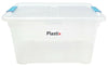 Plastic Storage Box Clear Boxes with Lids Clip Locking Large Store Home Office