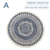 120CM Bohemia Style Round Morocco Area Rug Tassel Carpet Mat Floor Blanket A+