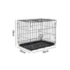 Dog Cage Metal Wire Cat Rabbit Puppy Carrier Crate Kennel Indoor Outdoor Cage