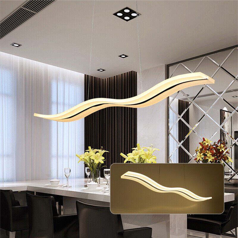 LED Pendant Light Ring Adjustable Lamp Ceiling Lights Decor Lighting Variable