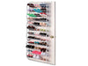 36 PAIR HANGING OVER THE DOOR SHOE RACK 2,3,4 TIER SLATTED WOODEN SHOE RACK UNIT