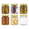 196ml X24/36/72 Hexagonal Jam Jars Storage Preserve Pickles Mini Jars Lid