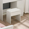Dressing Table Stool Bedroom Vanity Set Makeup Desk w/Mirror,Drawe
