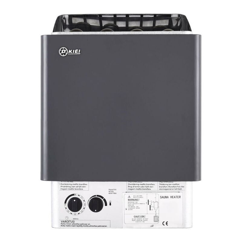 3/4.5/6KW Domestic Electric Sauna Heater Stove Stones for Home Spa Sauna Room UK
