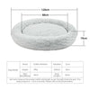 3XL XL L Soft Calming Dog Bed Anti-Anxiety Pet Donut Cuddler Winter Warm Cat Bed