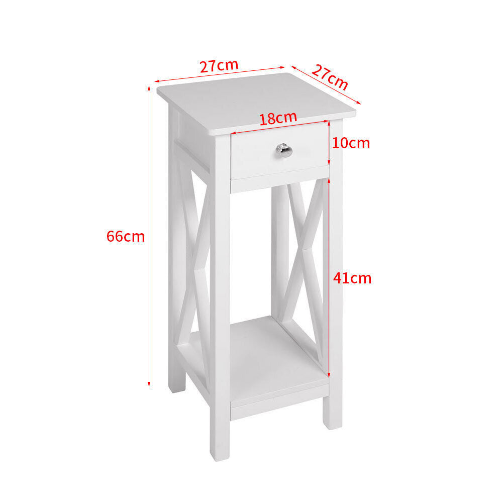 Drawer Unit Side Plant Table Console/Teleph