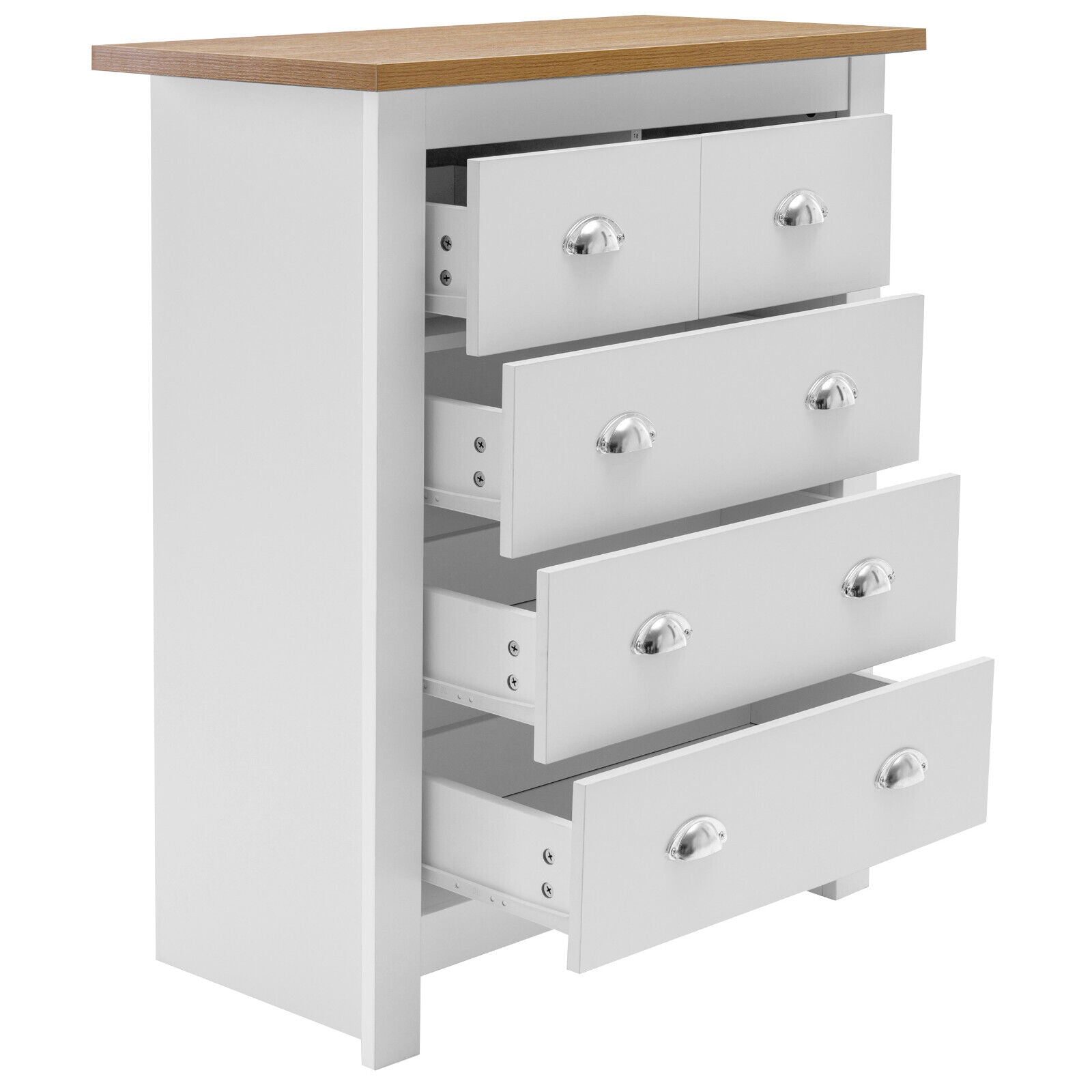 Modern Chest of Drawers Bedside Cabinet Wooden Storage Bedroom Furniture Home