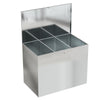 LARGE GALVANISED FEED BIN 1/2/3 COMPARTMENTS. HORSE,CHICKEN ,FEED ,GRAIN 112.5CM