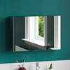 Tiano Bathroom Cabinet Double Triple Door Stainless Steel Mirror Wall Storage