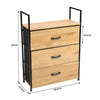 3/4/6 Fabric Drawers Storage Organizer Cabinet Bedroom Chest of Drawers Dresser