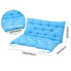 Outdoor Bench Cushion 2-3 Seater Hanging Swing Chair Garden Backrest Bench Mat