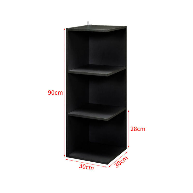 Floor Standing Cube Bookshelf Display Cabinet Stand Holder Storage Racks Unit UK