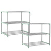 3-8 Tier Shoe Rack Stand Storage Organiser Lightweight Compact Space Save Shelf