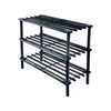 Shoe Rack Shelf Home Kitchen Bedroom Storage Black Oak colour Wooden 2 3 4 Tier