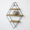 Geometric Woven Rope Wall Hanging Shelves Decorative Floating Shelf Storage Unit