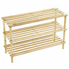 Shoe Rack Shelf Home Kitchen Bedroom Storage Black Oak colour Wooden 2 3 4 Tier