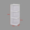 3/4 Tier Shelving Unit Corner Storage Display Bookcase Bookshelf Wooden Stand