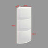 3/4 Tier Shelving Unit Corner Storage Display Bookcase Bookshelf Wooden Stand