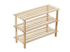 36 PAIR HANGING OVER THE DOOR SHOE RACK 2,3,4 TIER SLATTED WOODEN SHOE RACK UNIT