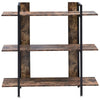 3/4/5 Tier Industrial Shelving Unit Display Stand Book Shelf Wooden Rack Storage