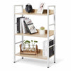 3/4/5 Tier Ladder Shelf Bookcase Storage Shelving Unit Corner Rack Display Stand