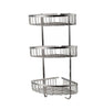 New 2 & 3 Tier Stainless Steel Shower Caddy Bathroom Shelf Corner Organiser Tidy