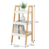 3/4/5 Tier Bookcase Shelving Unit Wood Bookshelf Free Standing Storage Display