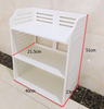 3/4/5 xTiers Corner Shelf Unit Storage Bookcase Display Stand Shoe Rack Bathroom