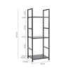2 3 4 5 Tier Bookshelf Bookcase Storage Stand Display Shelving Unit Space Saving