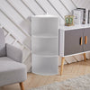 Cube 3 4 5 7 Tier Wooden Bookcase Bookshelf Storage Shelf Corner Display Stand