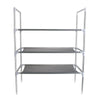 3,4 & 5 Self Shoe Rack Shoes Storage Organiser Stand Holder 12-18 Pairs Grey
