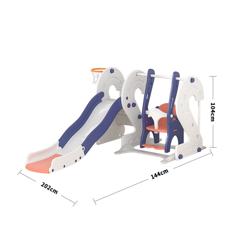 Kids Garden Swing Slide & Climber Set Toddler Baby Indoor Outdoor Playground Toy