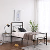 Single Double Bed Solid 3FT 4FT6 Metal Beds Frame Modern Bedroom Furniture