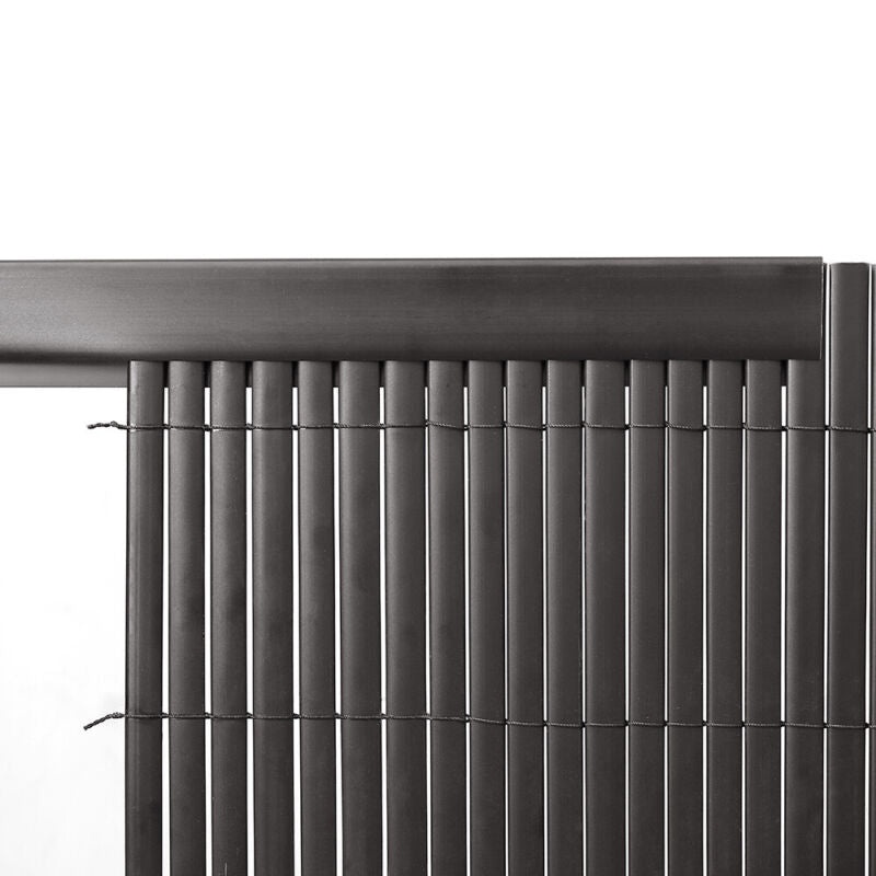 PVC Bamboo Privacy Fence Screening Protect for Garden Backyard Balcony Terrace