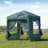 2X2m 3X3m Pop-up Gazebo Marquee Canopy Outdoor Garden Tent Pergolas Sun Shade